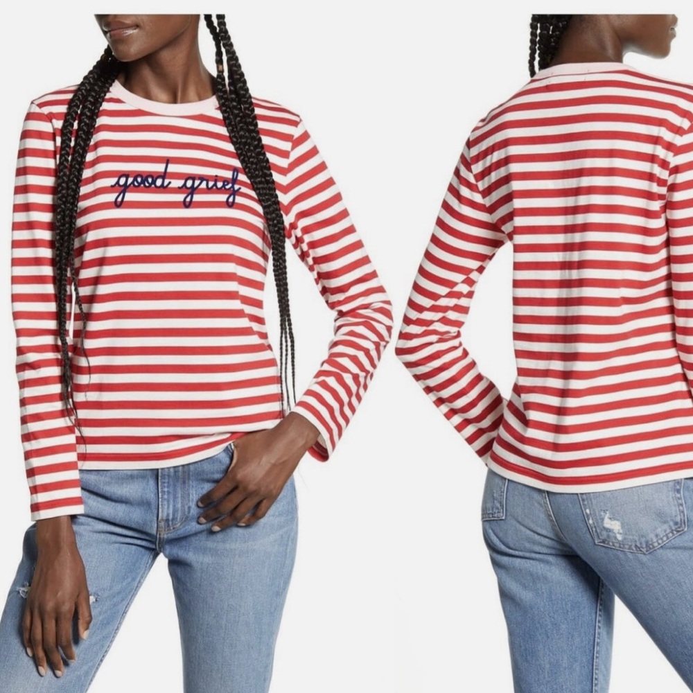 Nordstrom x Maison La Biche collaboration NWT Peanuts Snoopy Good Grief t-shirt